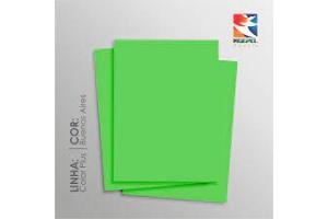 PAPEL COLOR PLUS A4 210 X 297 120GRS BUENOS AIRES VERDE MENNO PCT 50 FLS