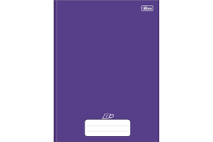 CADERNO BROCHURAO C/D TIPO ATA 96 FLS MAIS 31737 ROXO TILIBRA UND 