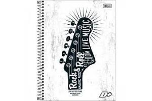 CADERNO C/D UNIV. 1 X 1 96 FLS MUSICA 30618 TILIBRA UND