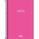 CADERNO C/P ESP 1/4 80 FLS NEON 30274 PINK TILIBRA UND  