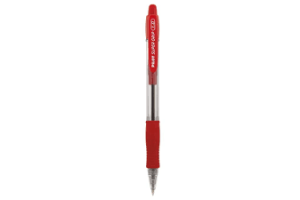 CANETA BPS-GRIP-M 1.0mm VERMELHA PILOT UND