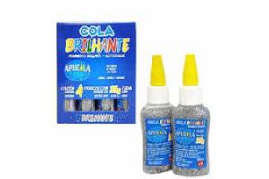 COLA BRILHANTE APLICOLA 25 G PRATA GR QUIMICA UND