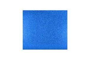 PAPEL EMBORRACHADO 40 X 48 PE3003 GLITTER AZUL CIAN BRW PCT 10 UND