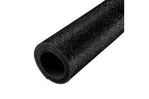 PAPEL EMBORRACHADO 40 X 48 PE3007 PACOTE COM 10 UND ( GLITTER PRETO ) - BRW 