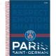 Caderno capa dura universitário 96 folhas Paris Saint Germain Jandaia unid.