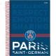 Caderno capa dura universitário 96 folhas Paris Saint Germain Jandaia unid.