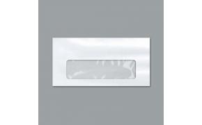 Envelope ofício janela 114 x 229 75 grs branco unid.