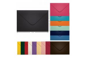 Envelope para convite 16 x 22/23 N cores sortidas unid.