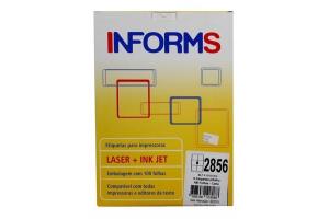 Etiqueta 2856 84,7 x 101,6mm 100 folhas com 6 unidades Informs caixa