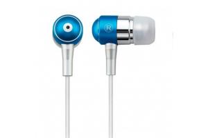Fone de ouvido Auricular com microfone azul Multilaser PH060 unid.