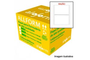 Formulário contínuo razão 80 colunas 2 vias 1/2 pag 403 All Form caixa 2000 unid.
