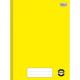 CADERNO BROCHURAO C/D TIPO ATA 80 FLS PEPER 23.588-1 AMARELO TILIBRA