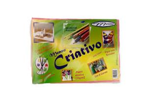 PAPEL CRIATIVO 210 X 297 120GRS CORES MENNO PCT 32 UNDS