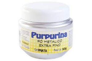 PURPURINA 50GR PRATA GLITTER UND