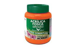 TINTA ACRILICA FOSCA 250 ML 517 LARANJA GLITTER UND