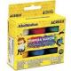 TINTA GUACHE 15 ML FANTASIA METALIC 02002 ACRILEX CX 06 UND