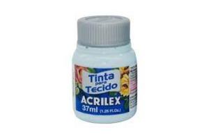 TINTA P/ TECIDO 37 ML FOSCA 992 AZUL SOFT ACRILEX UND 