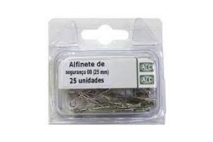 ALFINETE DE SEGURANCA N 00 ACC BLISTER C/ 25 UND