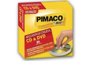 APLICADOR DE ETIQUETAS CDS E DVDS PIMACO UND 