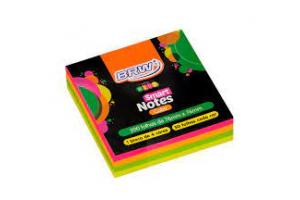 BLOCO ANOTACOES 76MM X 76MM 200 FLS SMART NOTES BA7602 NEON CORES BRW