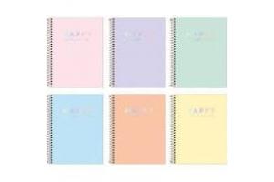 CADERNO C/D UNIV. 1 X 1 80 FLS HAPPY COLOR 31.020 TILIBRA UND 