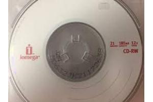 CD-ROM REGRAVAVEL MINI ( VIRGEM ) 21MIN/185MB IOMEGA UND