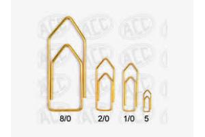 CLIPS LATONADO N 00 2/0 DOURADO ACC CX 100 UND 