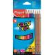 Lápis de cor GDE com 12cores Color Pepes +3 lápis grátis Maped unid.