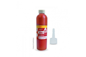 Tinta para marcador de quadro branco 200ml Vermelho Compactor unid.
