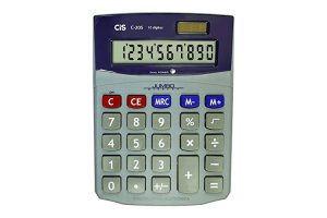 Calculadora de mesa 10 dígitos C-205 CIS 