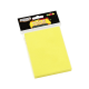 Bloco de anotações 76mm x 102mm 100 folhas amarelo neon BRW unid.