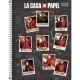 Caderno capa dura universitário 80 folhas La Casa de Papel Tilibra unid.