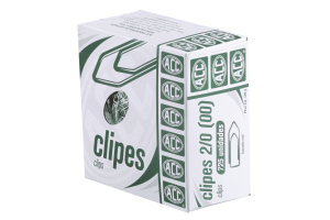 Clips Galvanizado N 2/0 com 725 unid. Acc caixa com 500 G